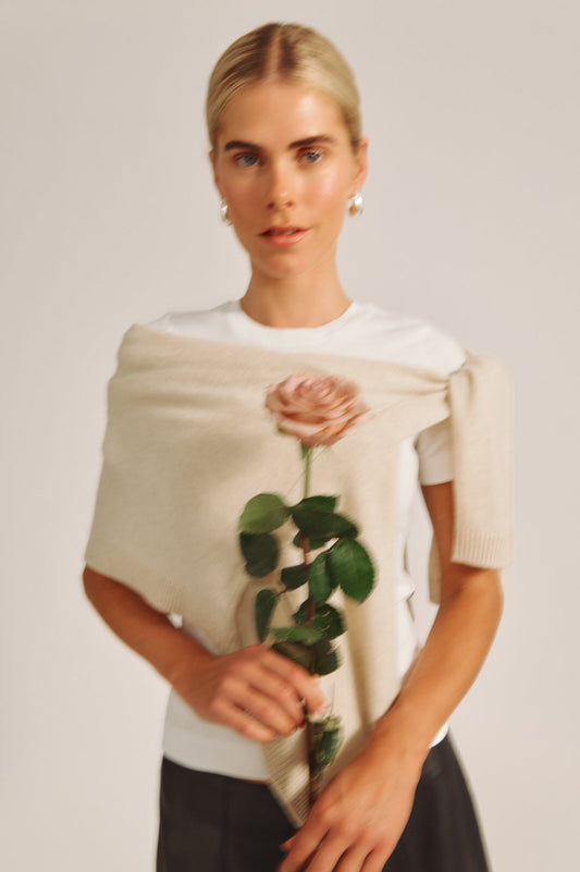 Oceania Cardigan - Warm Beige