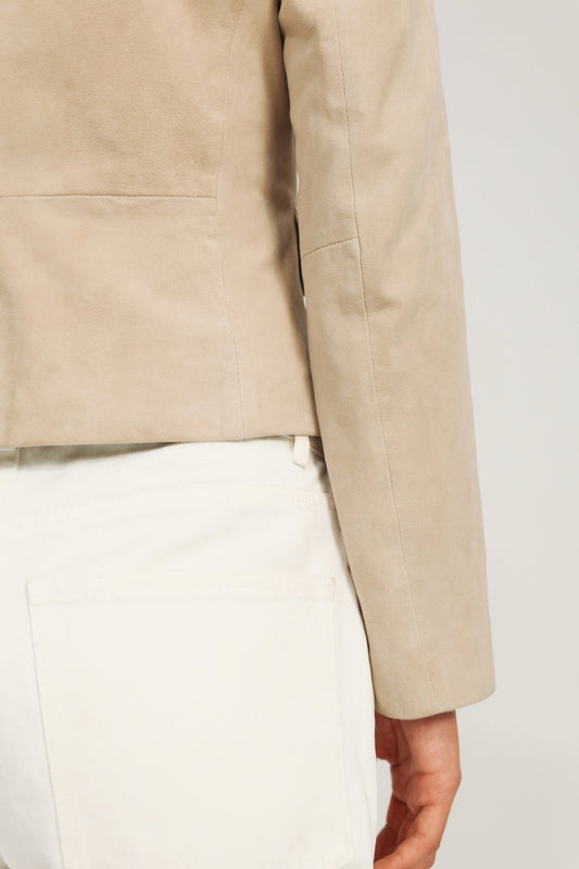 Amy Blazer Suede - Beige
