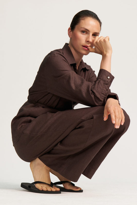 Galina Pants - Dark Chocolate