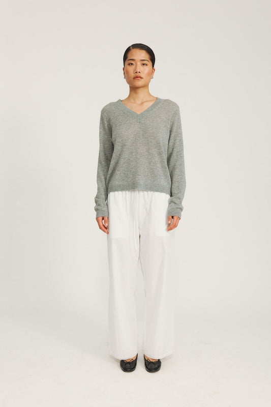 Rubie Blouse - Grey Melange