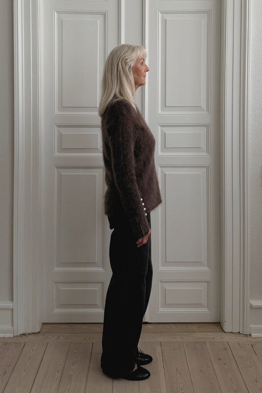 Abbelone Sweater Brushed - Chocolate Fudge