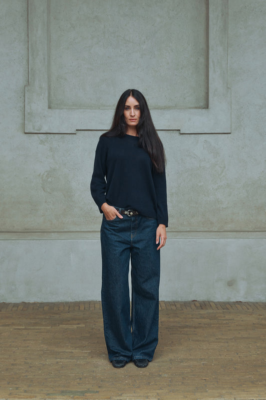 Savannah Blouse - Navy