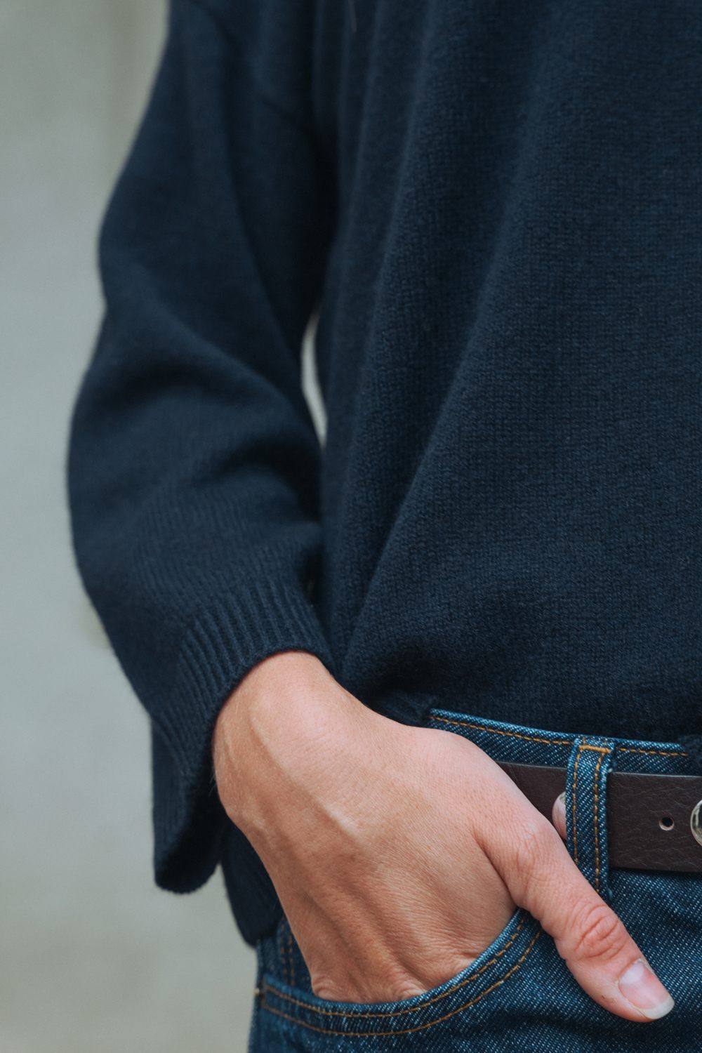 Savannah Blouse - Navy