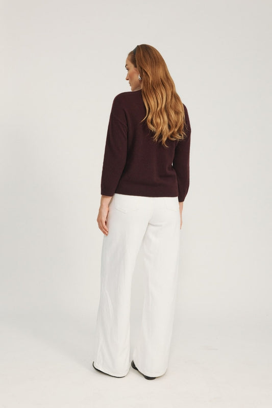 Savannah Blouse - Plum