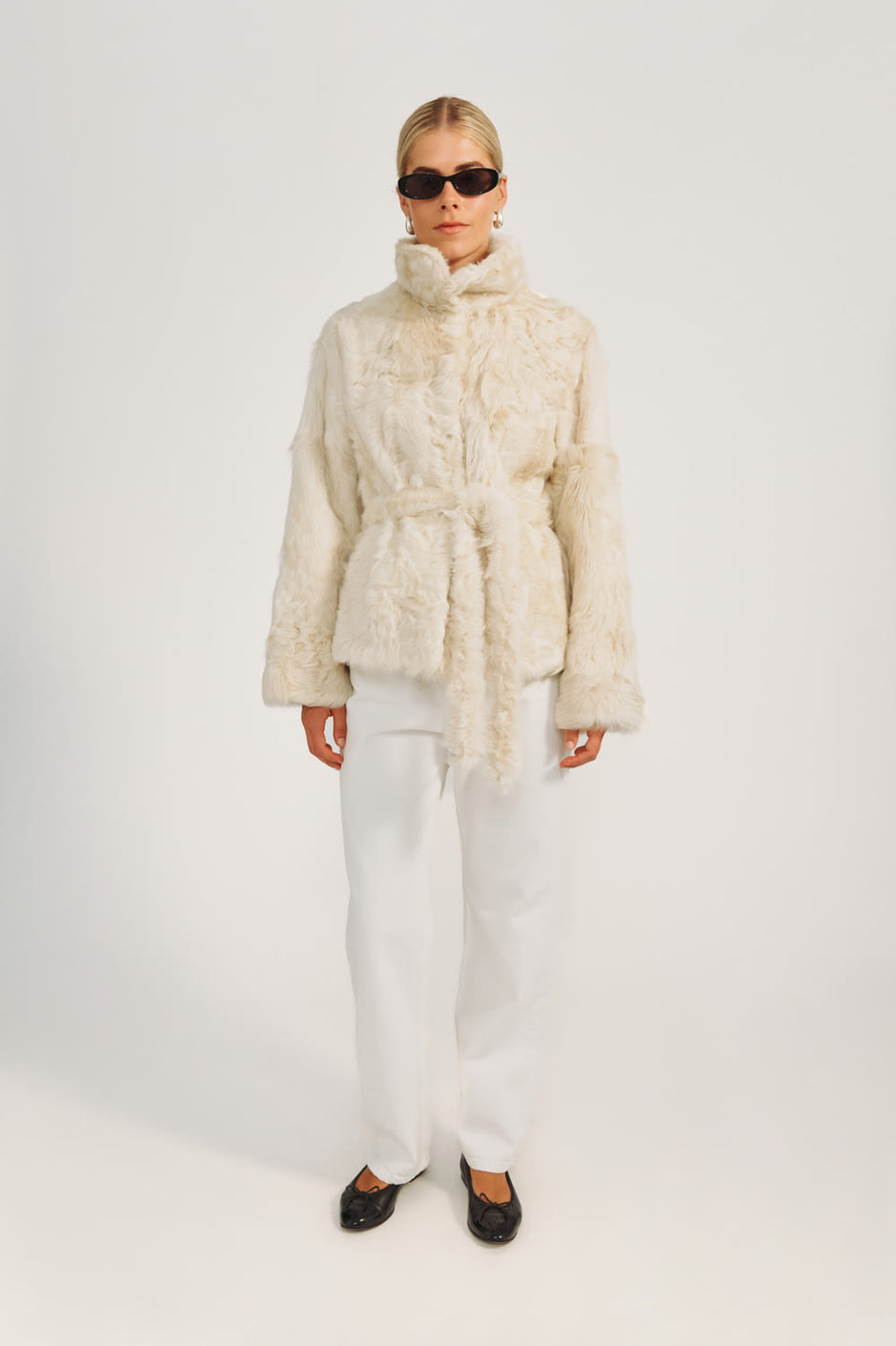 Sarah Coat - Pearl Beige