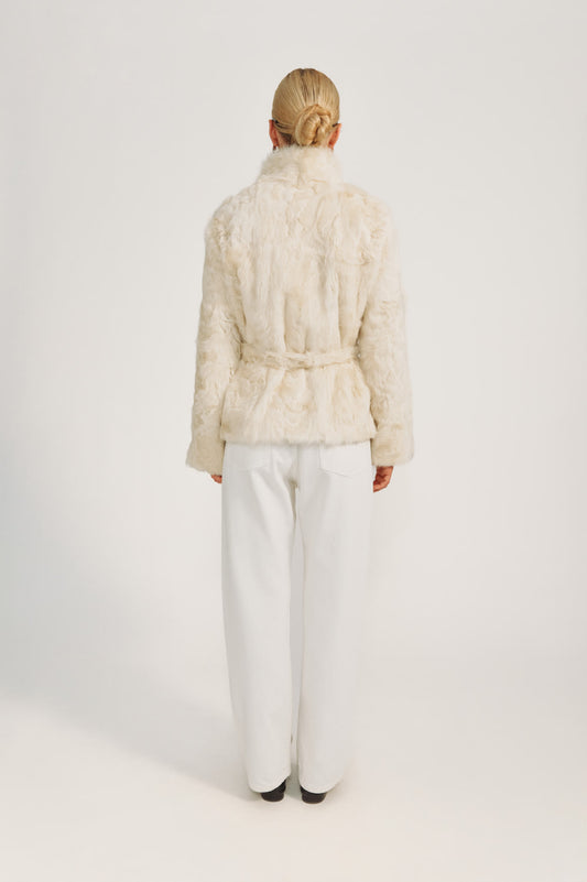 Sarah Coat - Pearl Beige