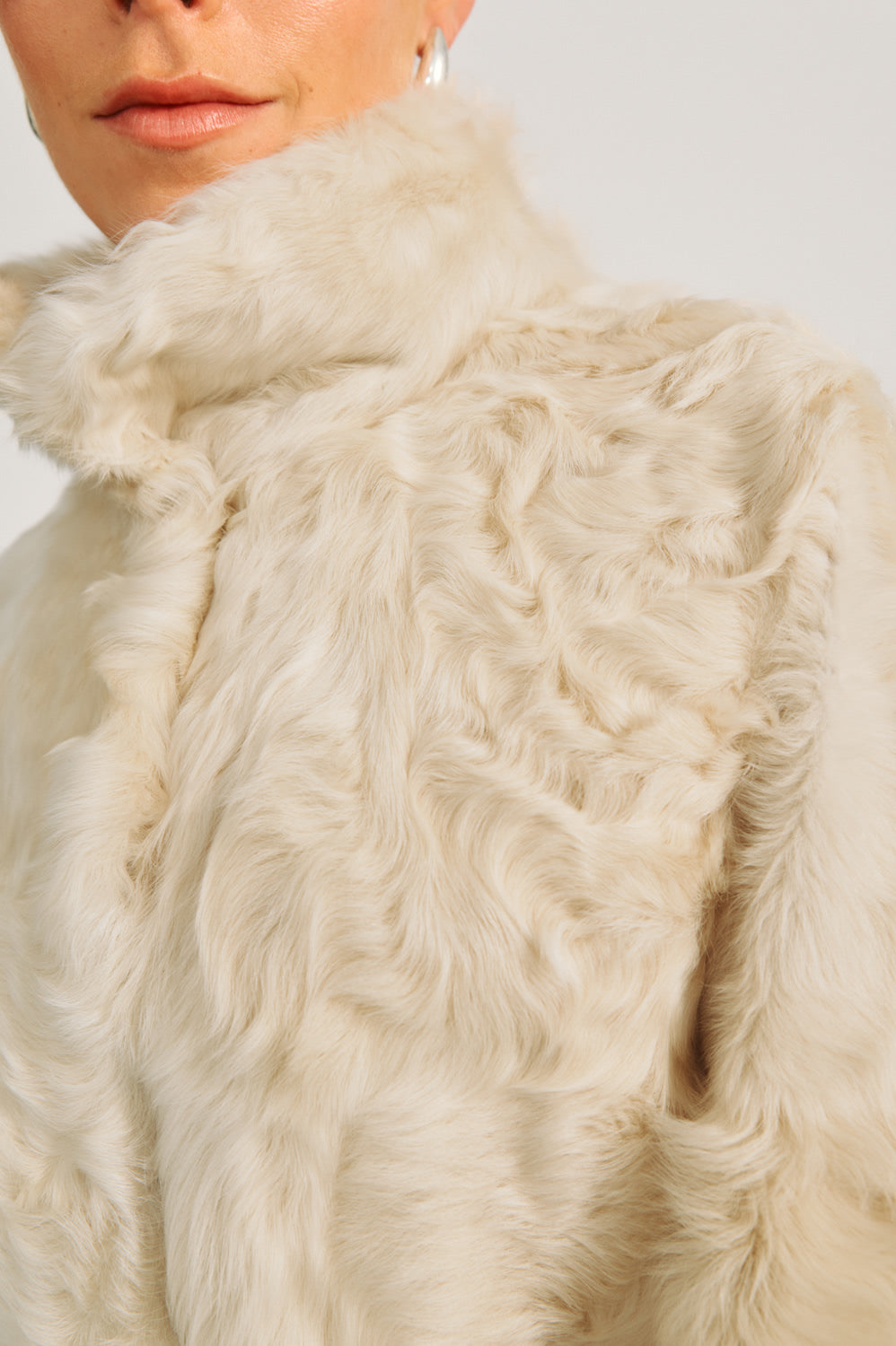 Sarah Coat - Pearl Beige