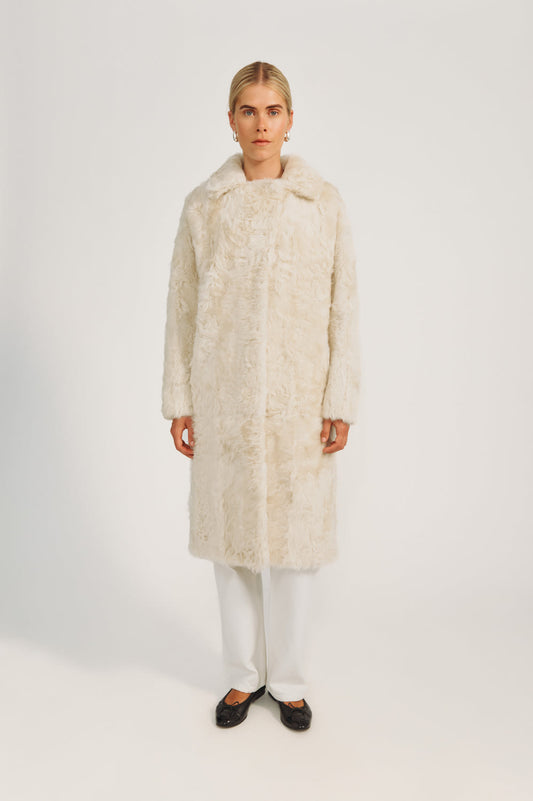 Stella Coat - Pearl Beige