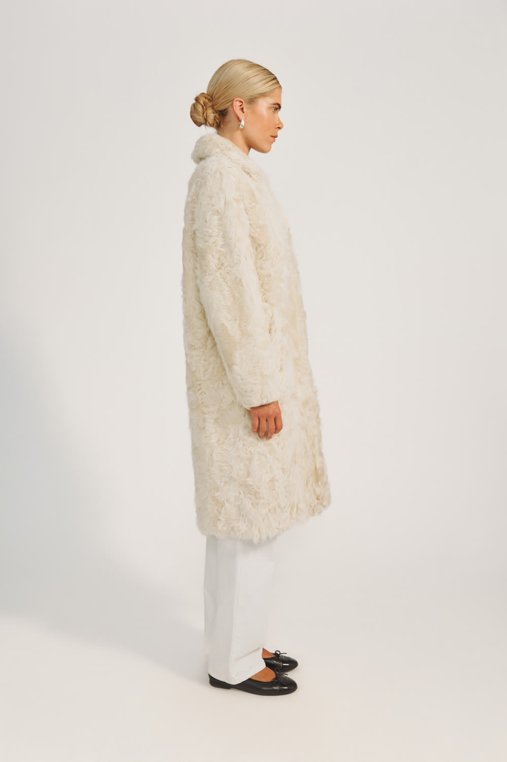 Stella Coat - Pearl Beige