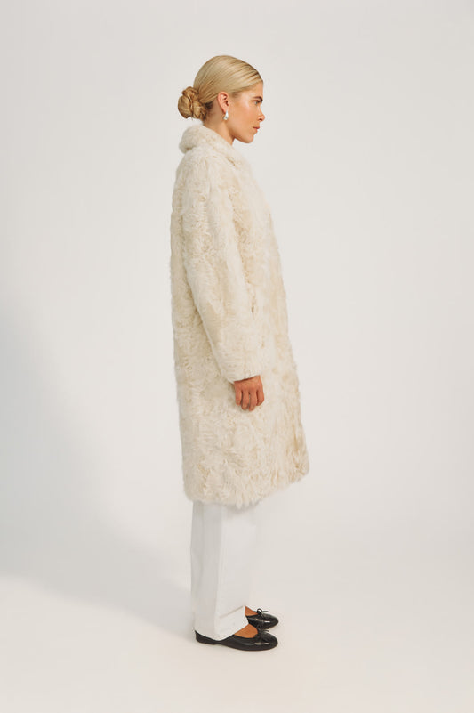 Stella Coat - Pearl Beige