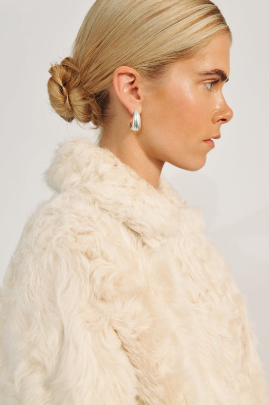 Stella Coat - Pearl Beige
