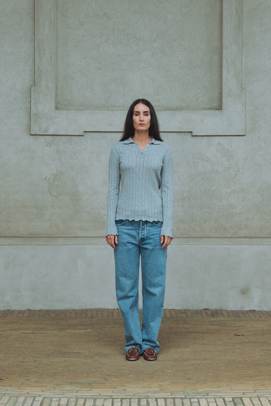 Theodora Polo - Frost Grey
