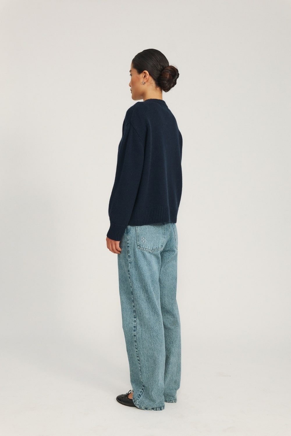Olja Sweater Signature - Navy