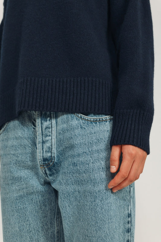 Olja Sweater Signature - Navy