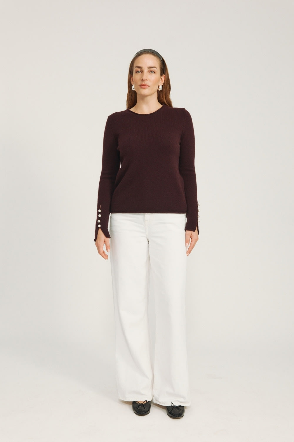 Abbelone Blouse Signature - Plum