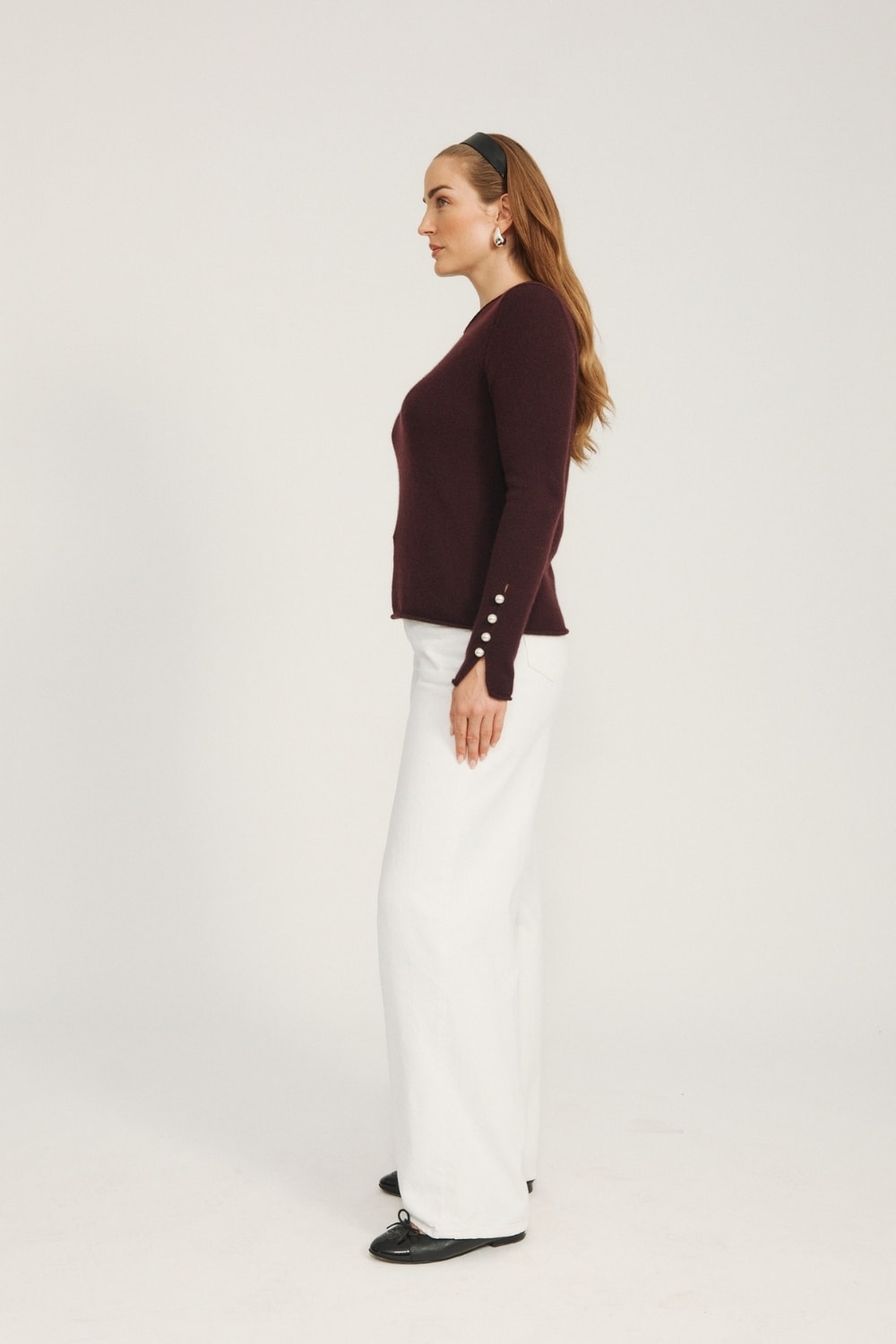 Abbelone Blouse Signature - Plum