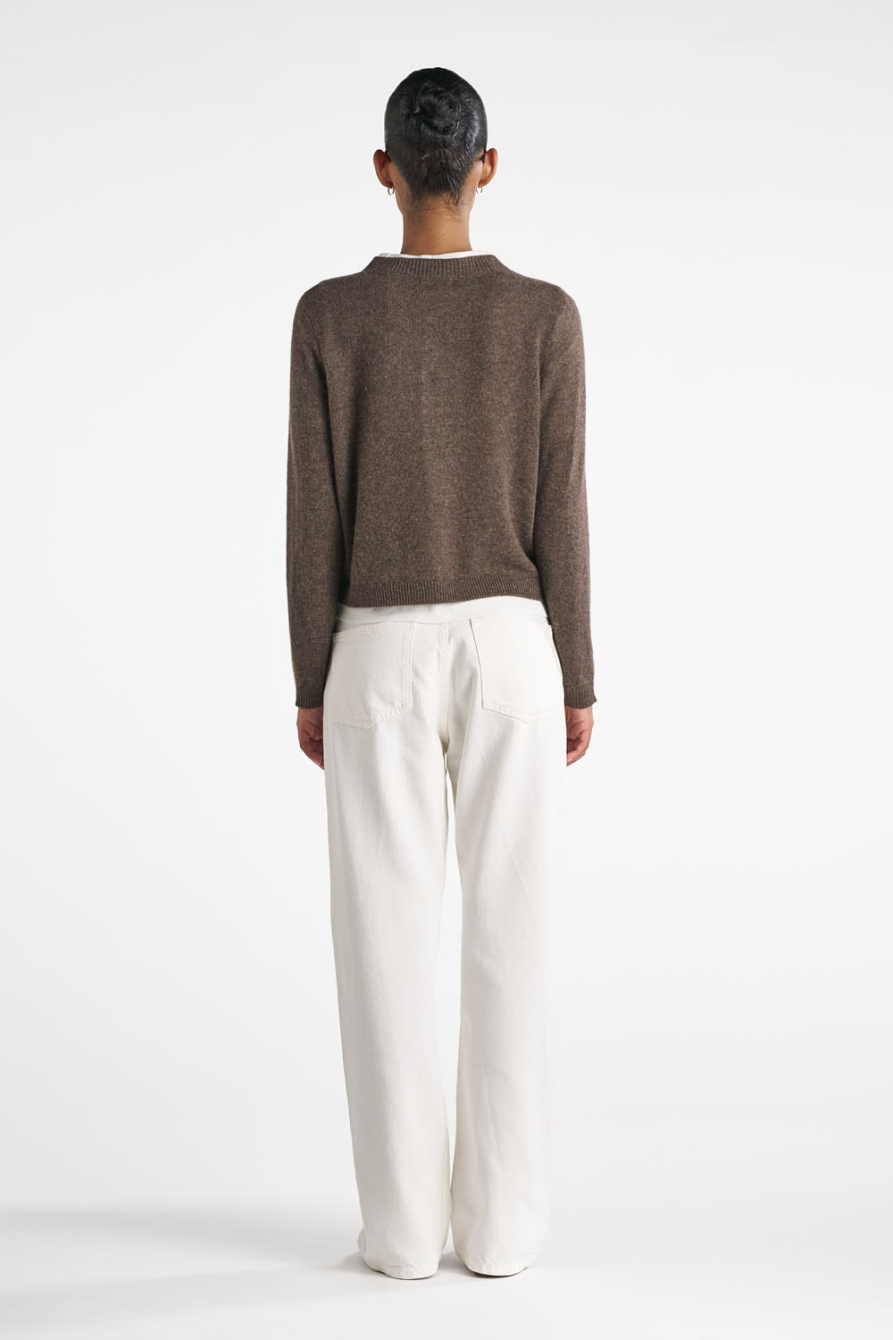 Oceania Cardigan - Brownstone