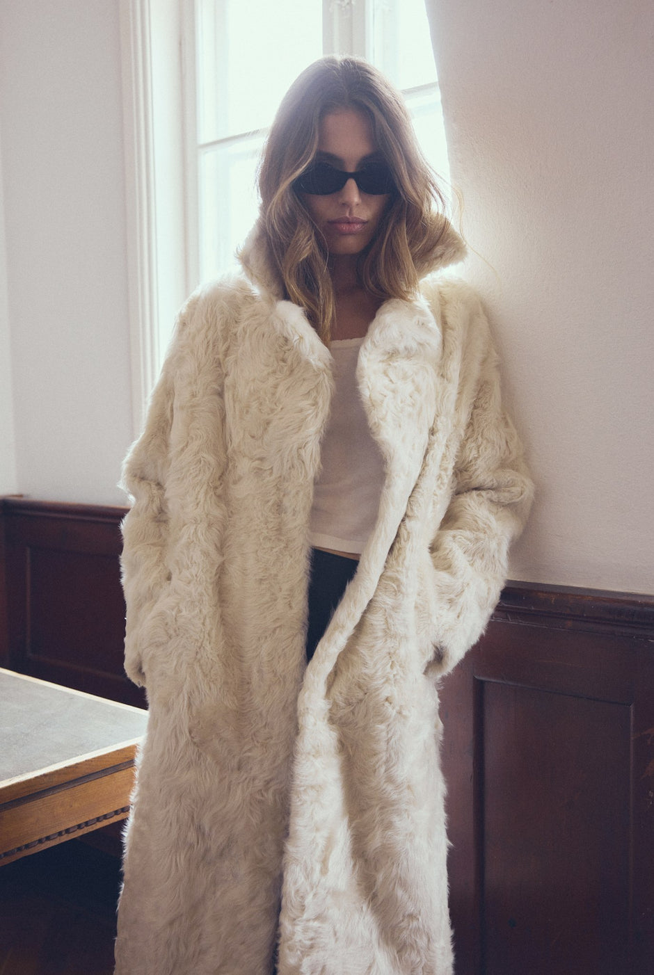 Stella Coat - Pearl Beige