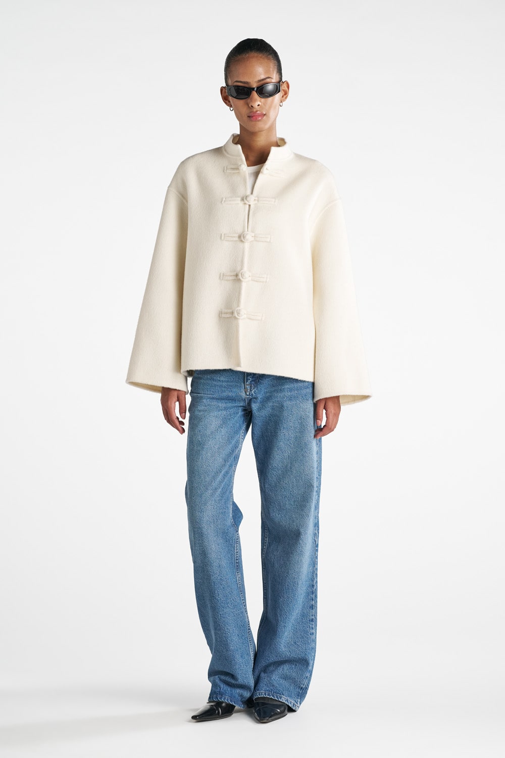 未使用　OVERCOATウールシャツ オフホワイト サイズ1 Otella Coat - Off White – otay.eu