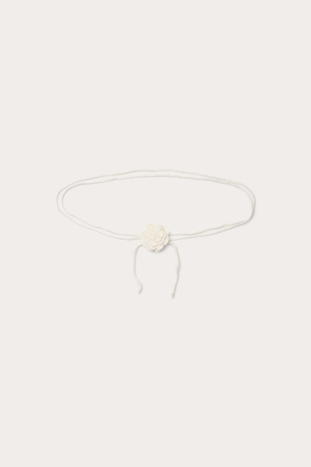 O'TAY Rose Belt Accessories Off White