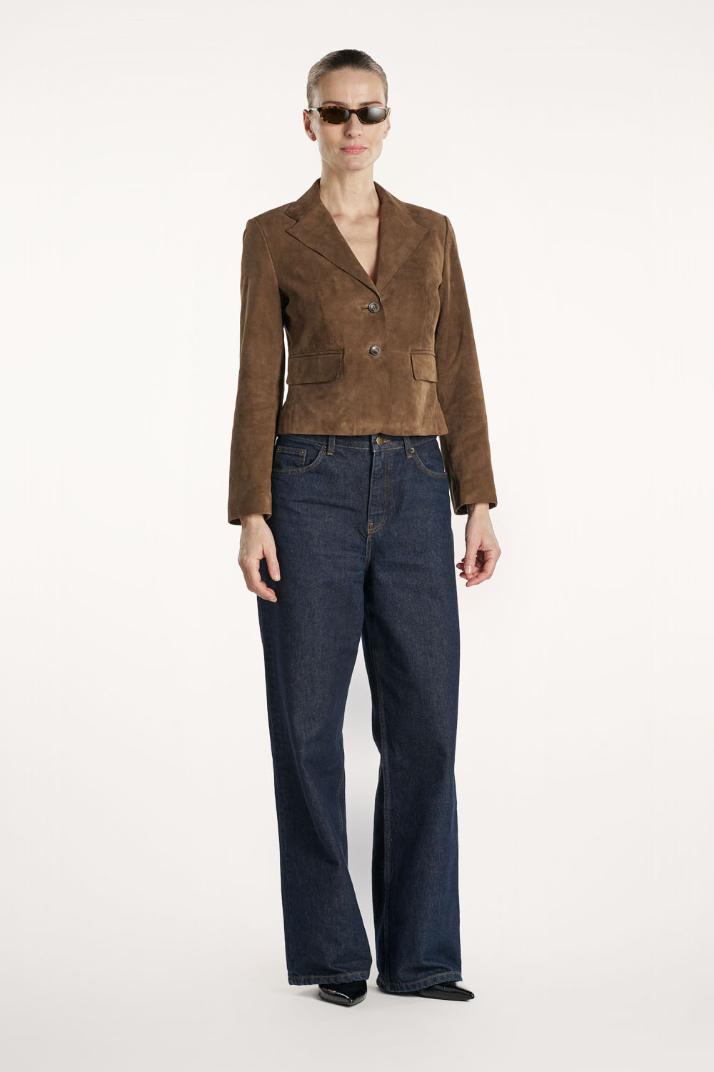 Amy Blazer Suede - Toffee Brown