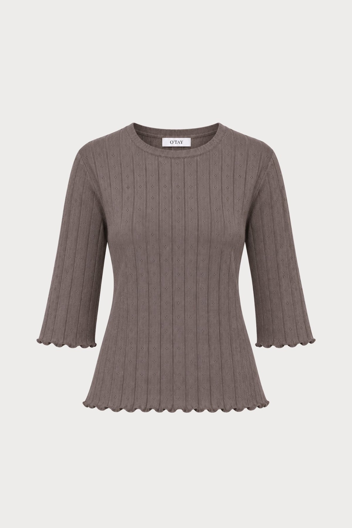 Terese Blouse - Brown Melange