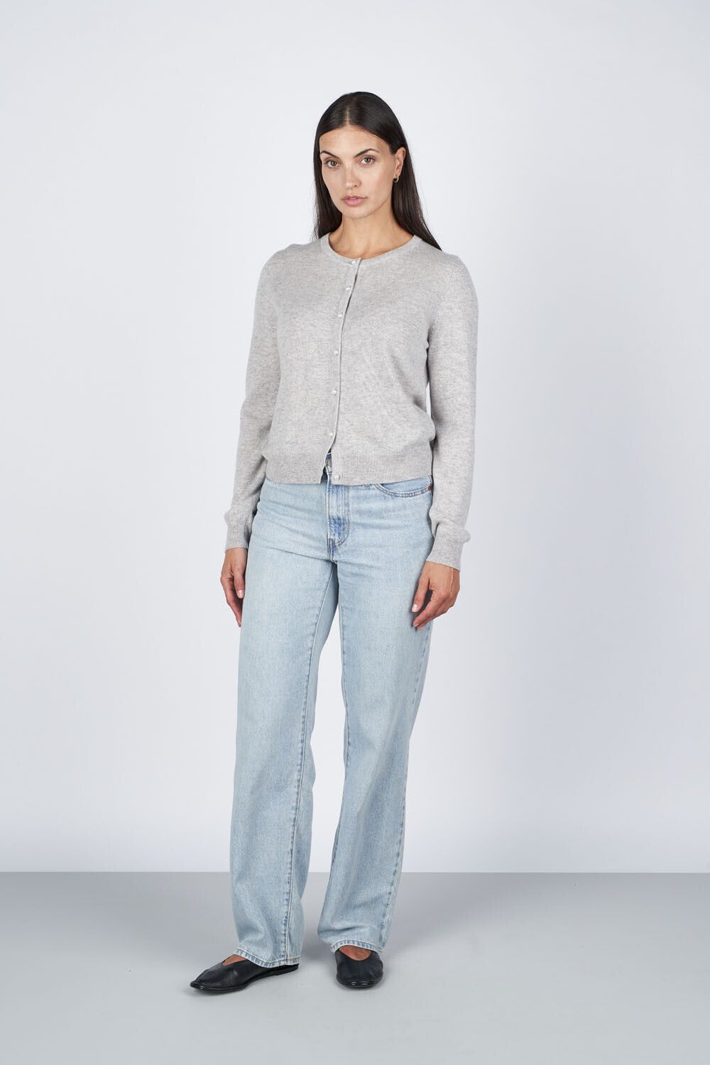 Victoria Cardigan - Light Grey