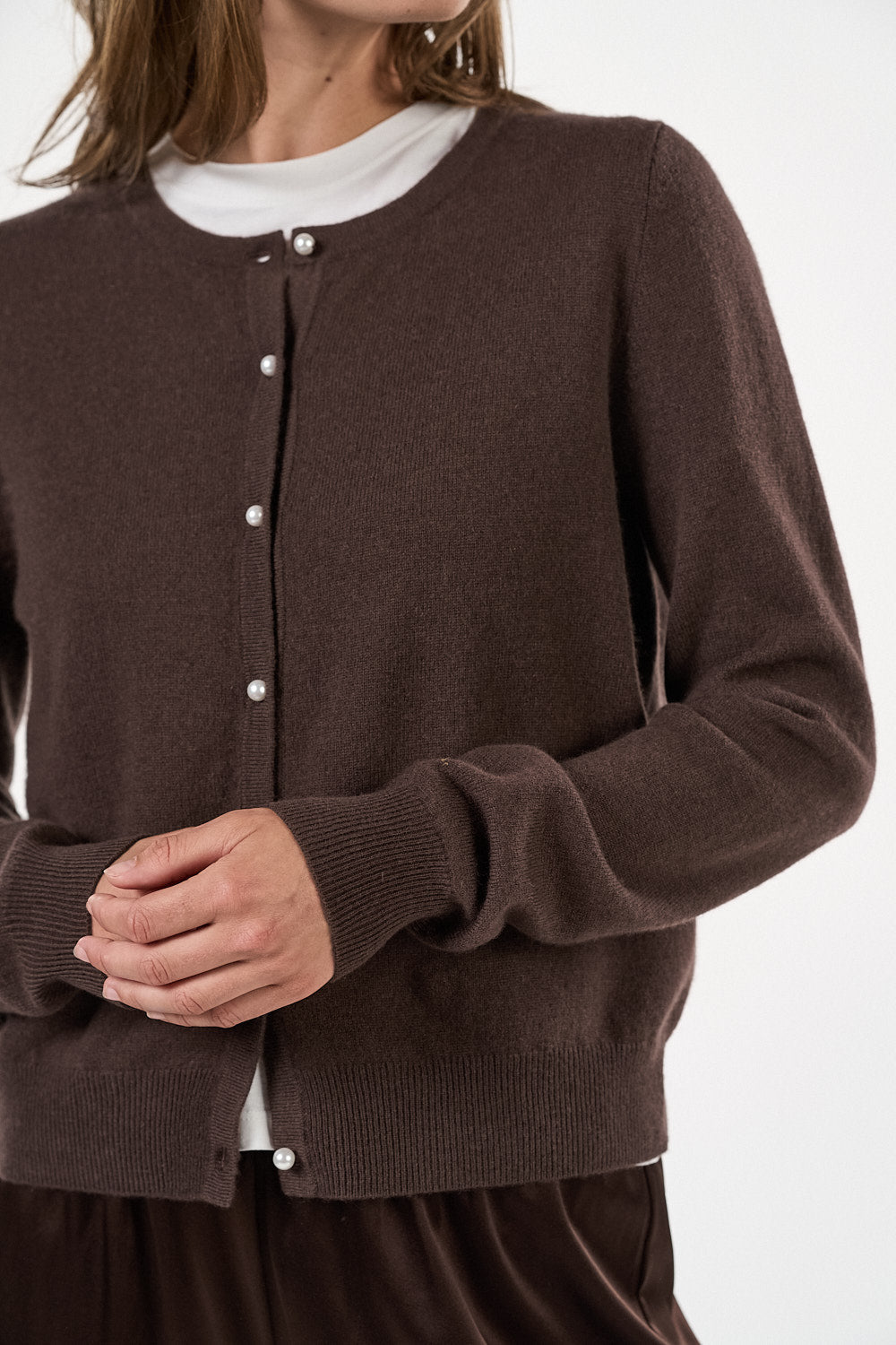 Victoria Cardigan - Mocha