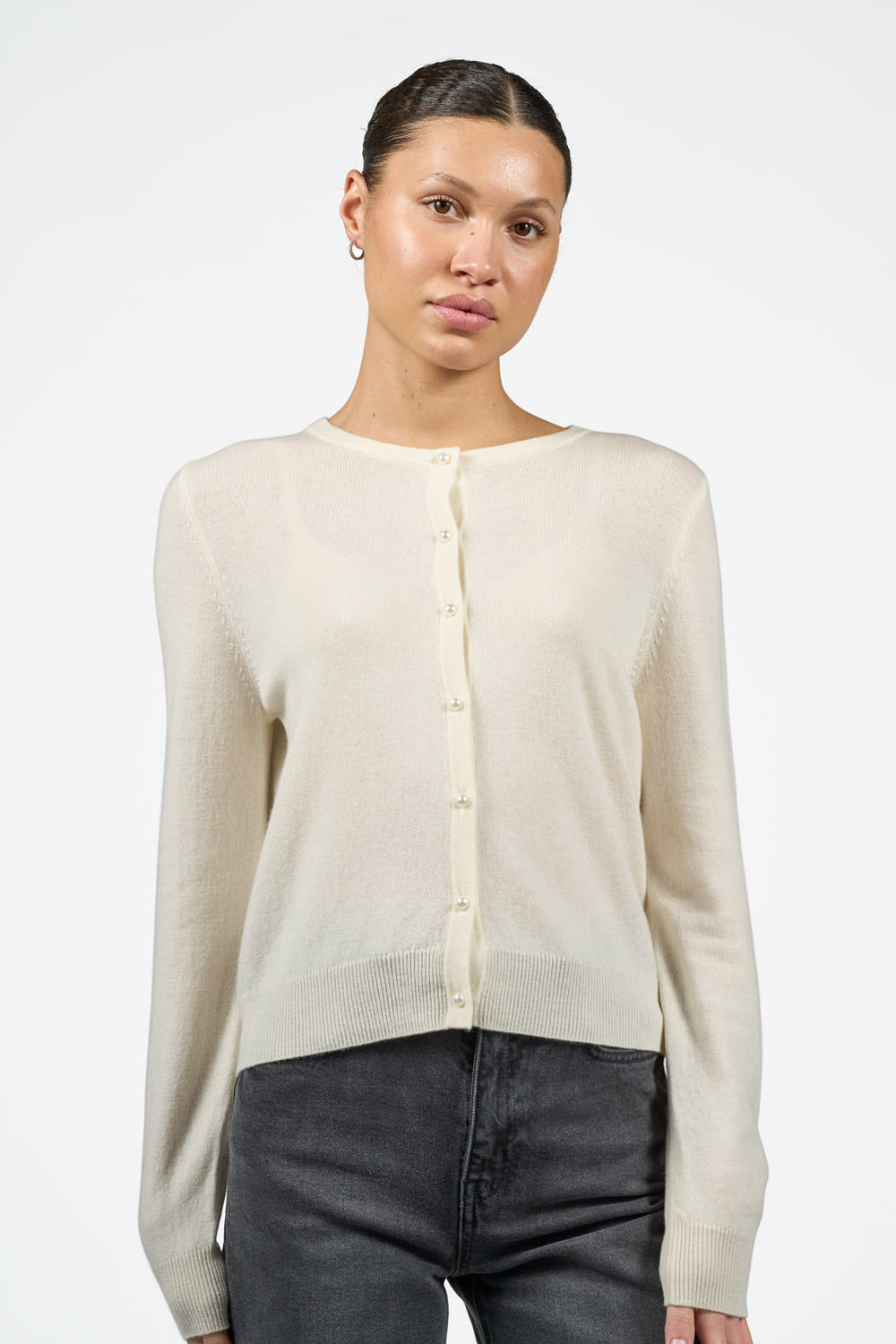 Victoria Cardigan - White