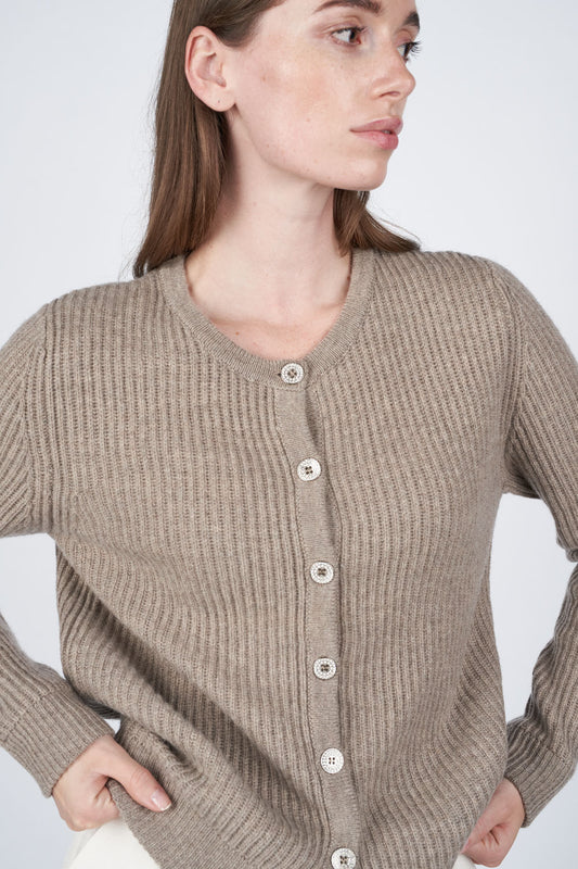 O'TAY Vilna Cardigan Cardigans Walnut