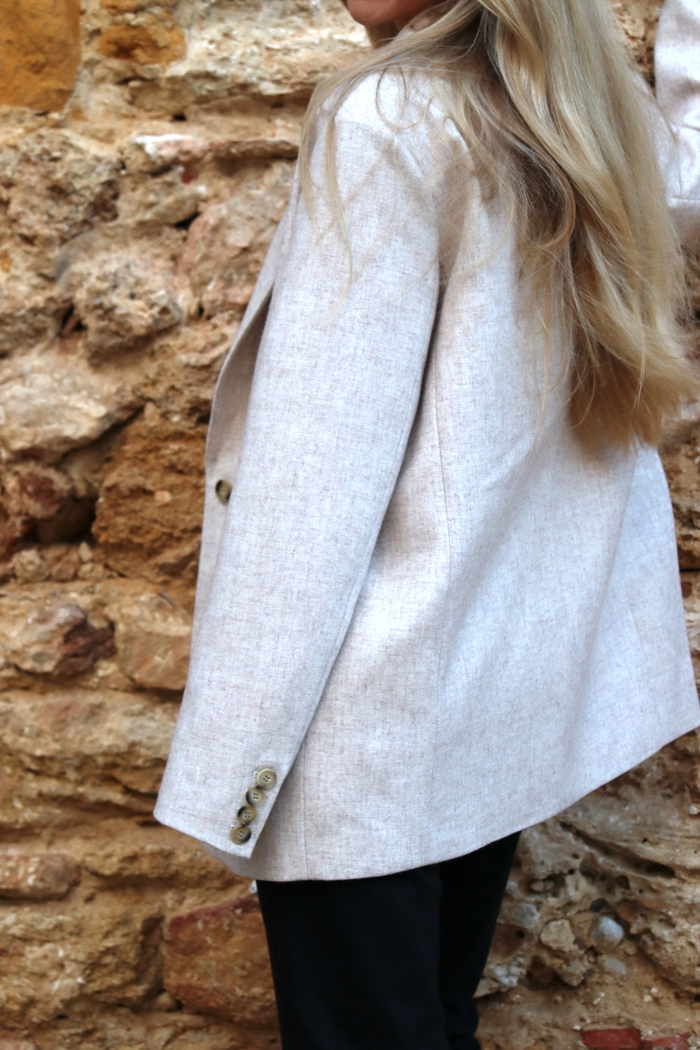 O'TAY Xenia Blazer Blazer Sand