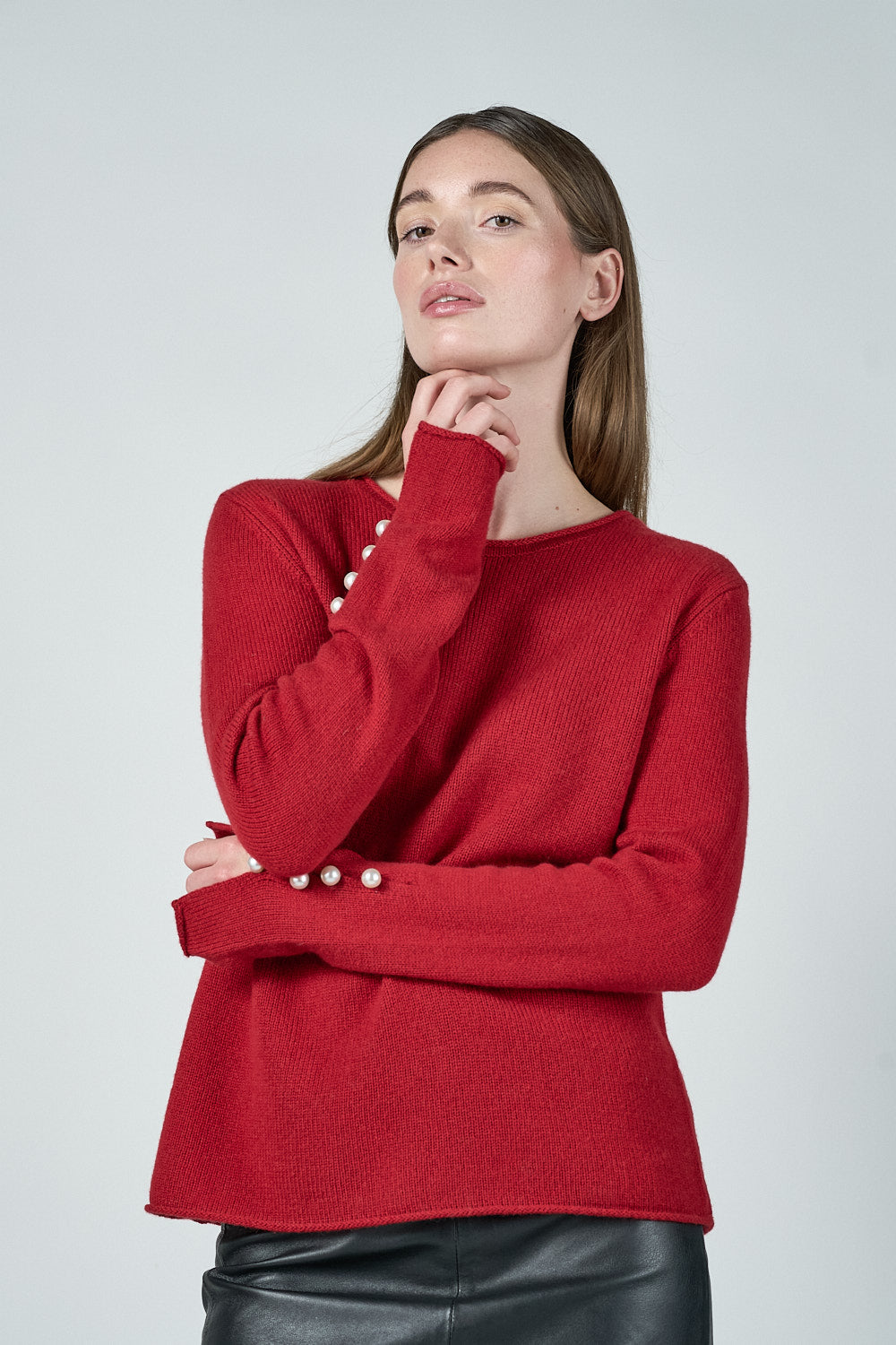 Abbelone Sweater - Red