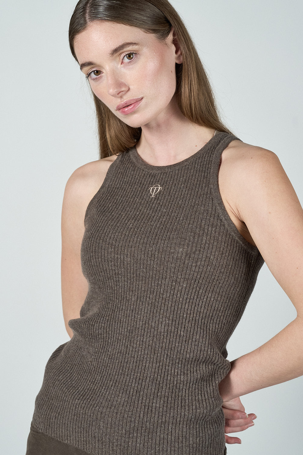 Callie Top - Murky Brown