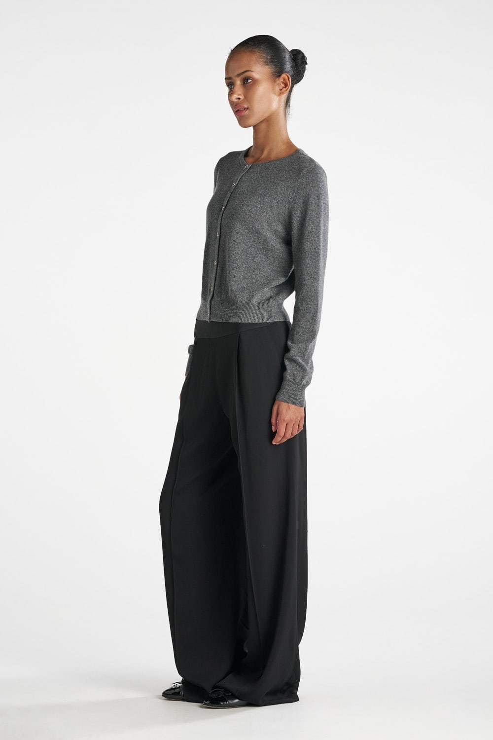 Fenix Cardigan - Dark Grey Melange