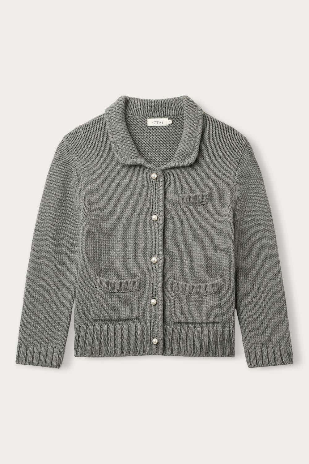 Negin Cardigan - Stone Grey