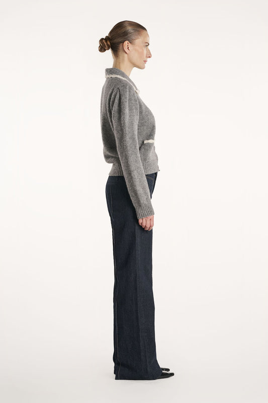 Isabella Cardigan - Grey Melange