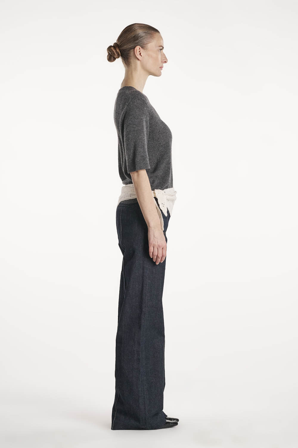 Laura T-Shirt - Dark Grey Melange