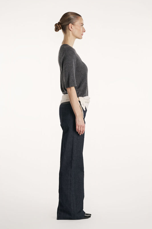 Laura T-Shirt - Dark Grey Melange