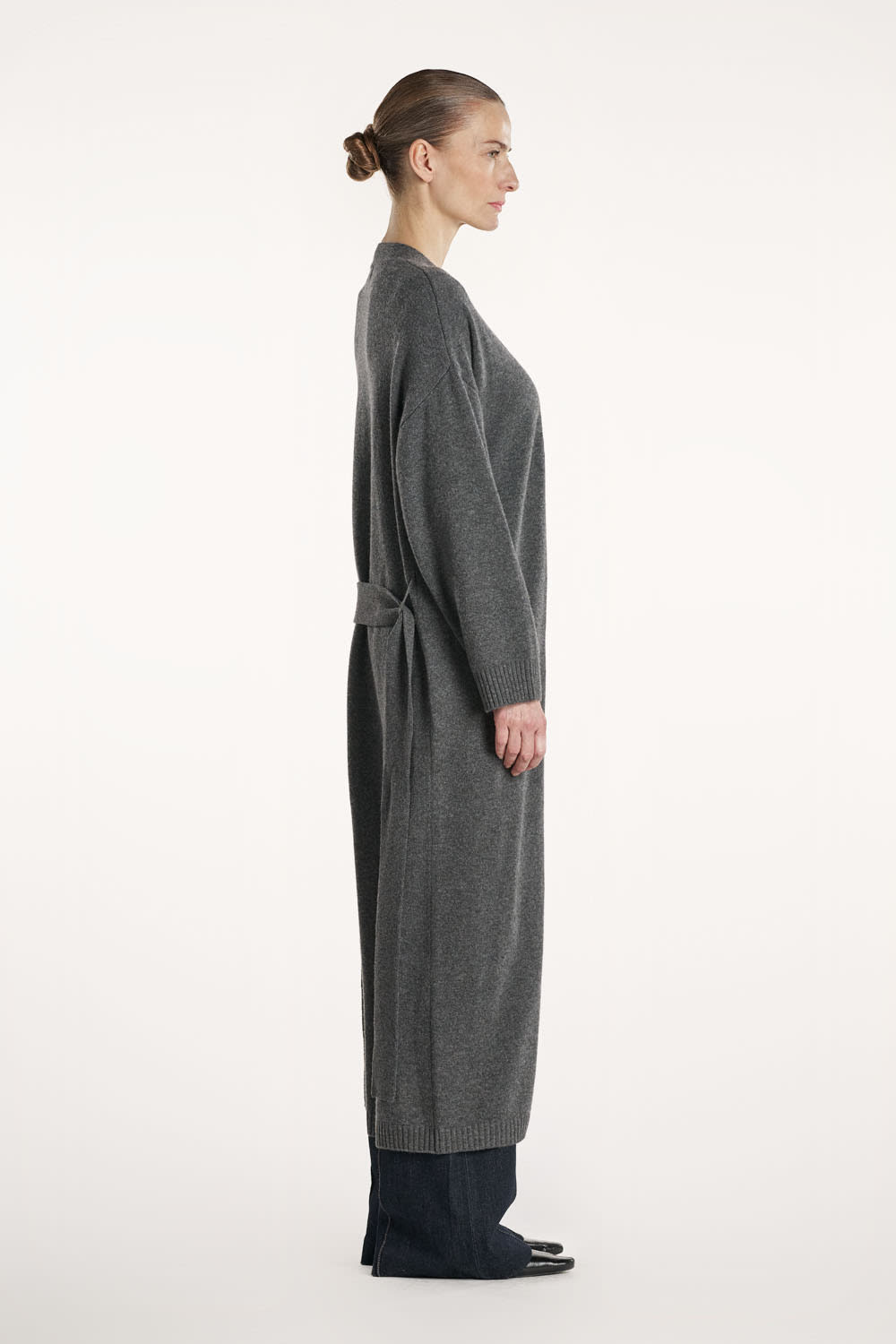 Poppy Cardigan - Dark Grey Melange