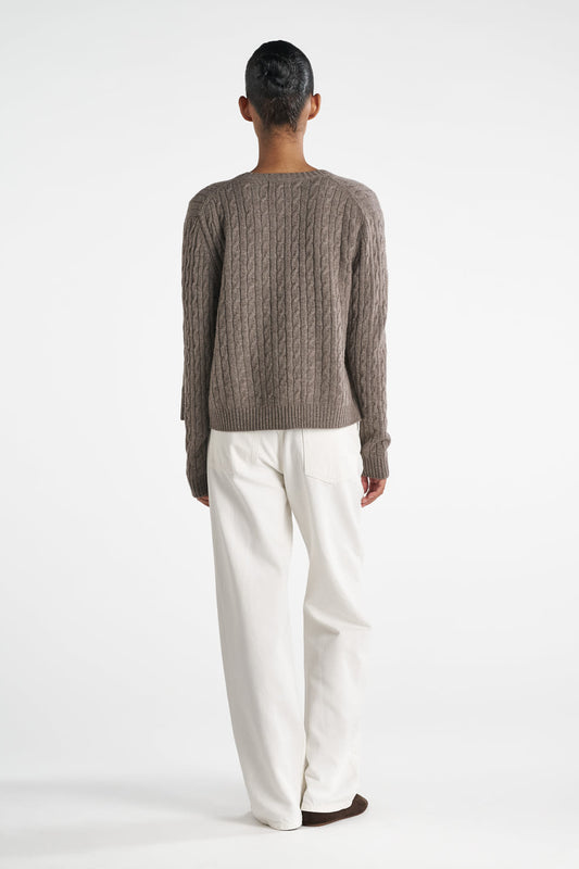 Odessa Cardigan - Brownstone