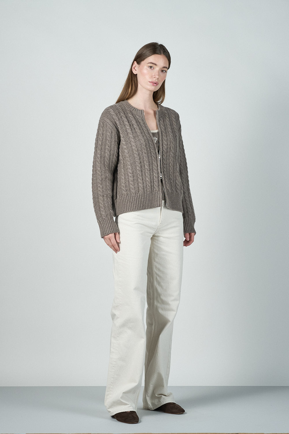 Kylie Cardigan - Brownstone