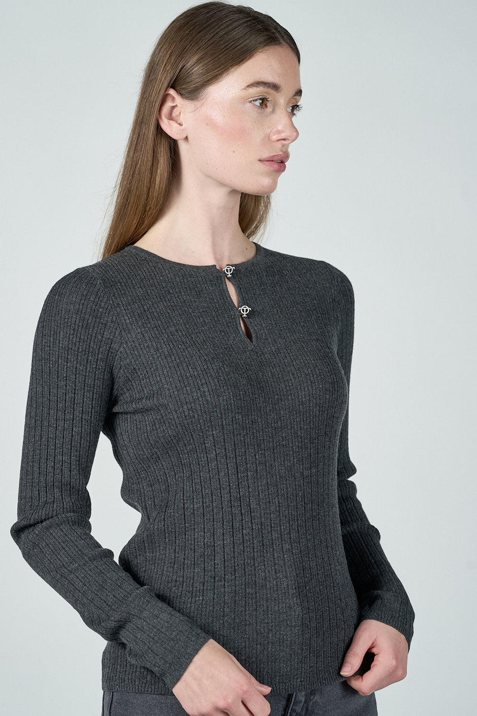 Megan Blouse - Grey