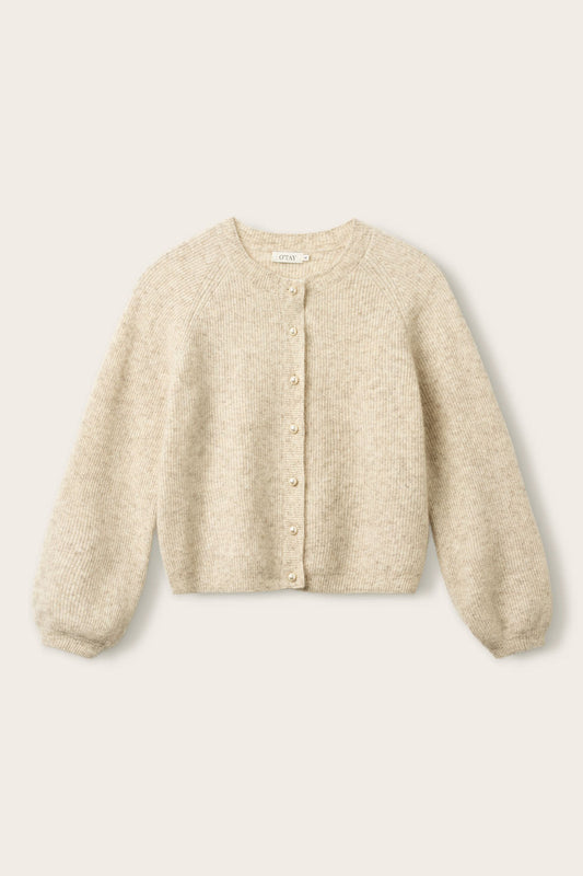 Diane Cardigan - Beige Melange