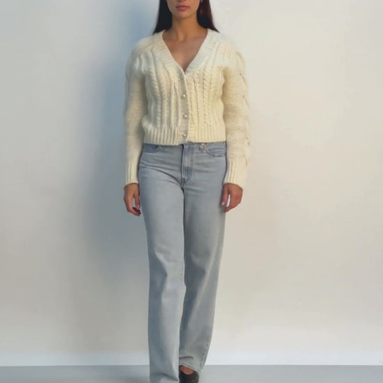 O'TAY Elma Cardigan Cardigans Off White