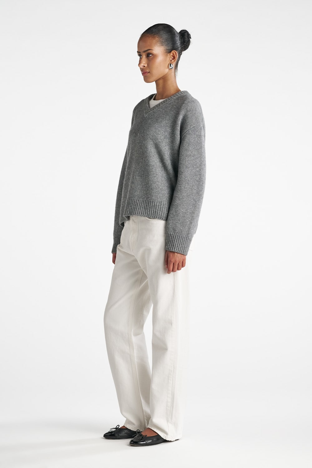 Olja Sweater - Grey Melange