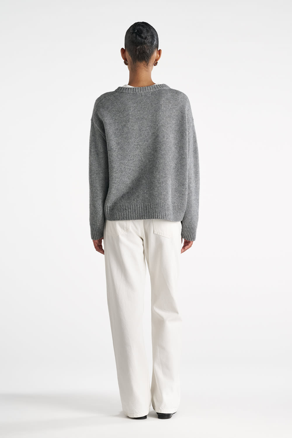 Olja Sweater - Grey Melange