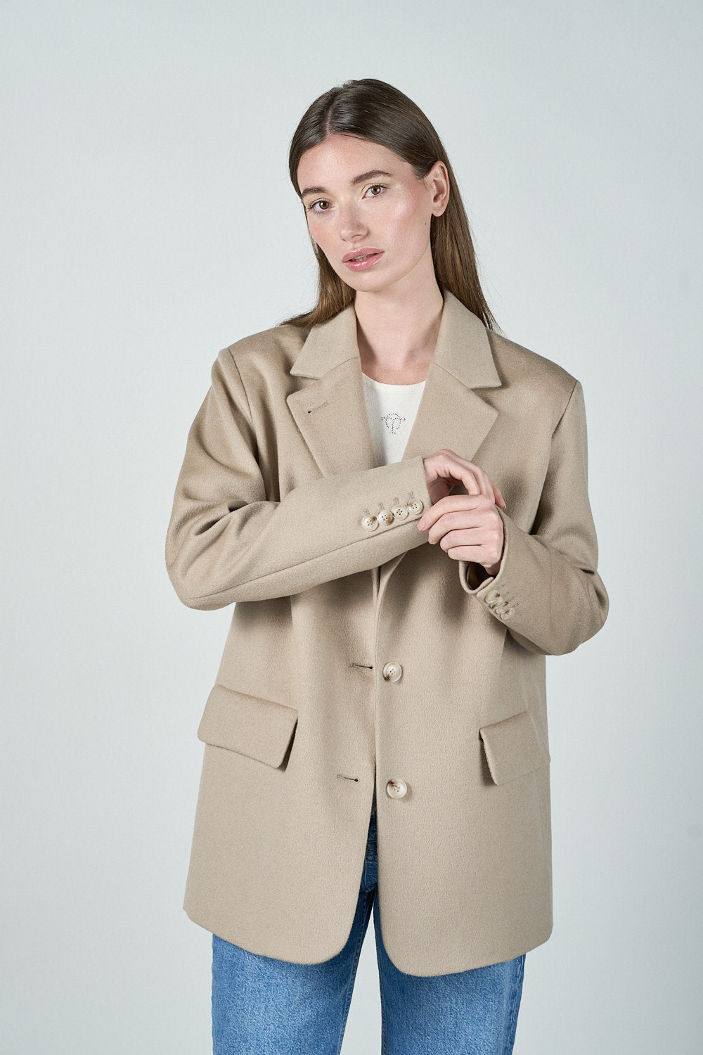 Xenia Blazer - Truffle
