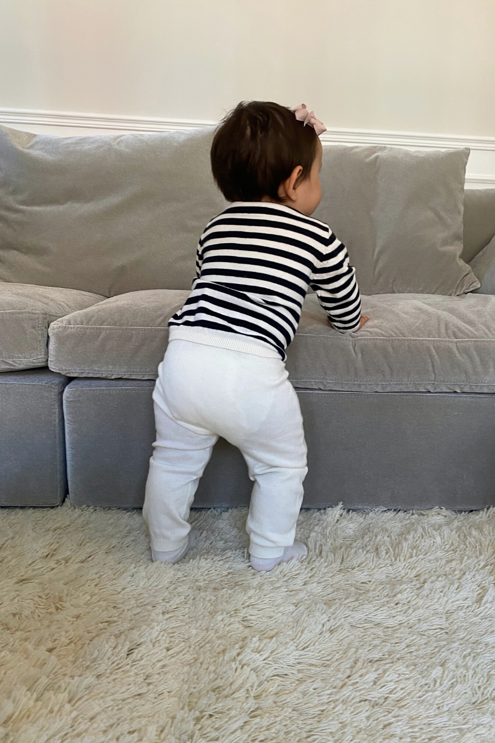 Little O'TAY Alix Pants Solid Pants Off White