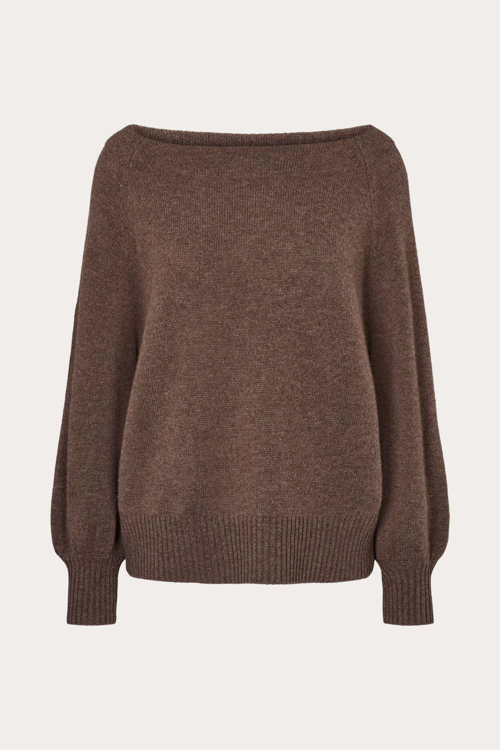 O'TAY Aura Sweater Blouses Murky Brown