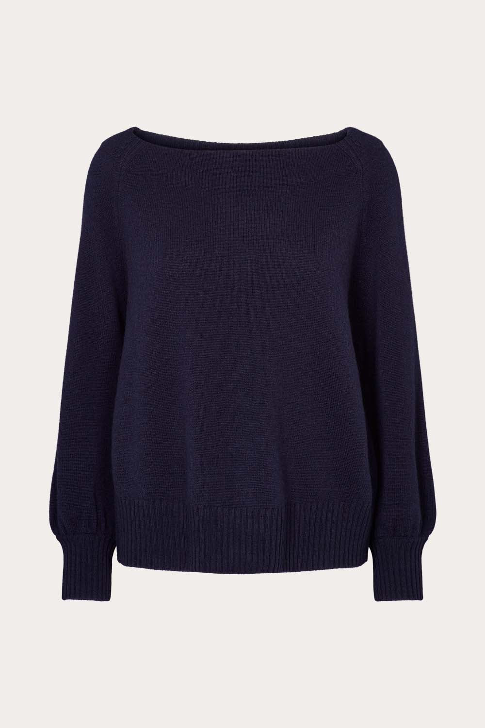 O'TAY Aura Sweater Blouses Navy